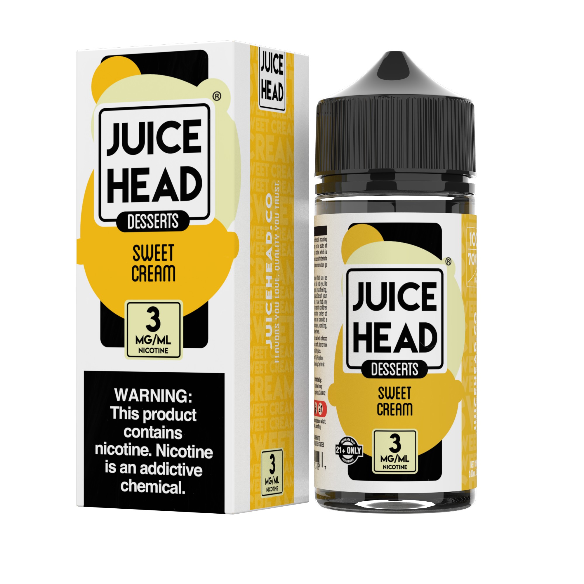 Juice Head Desserts Sweet Cream 100mL, juice head desserts